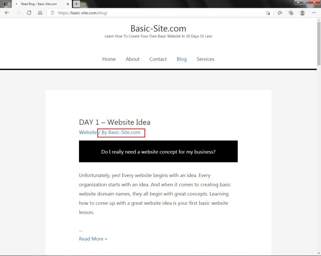 STEP 1 - The By Basic-Site.com Link